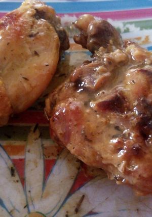 Una foto de Pollo agridulce
