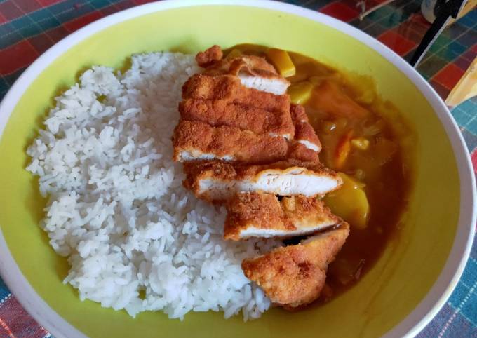 Kari Ayam Katsu Jepang (Japanese Chicken Katsu Curry)