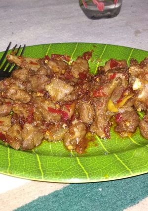 Foto resep Oseng daging kambing #festivalresepasia #indonesia