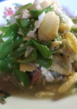 Foto resep Tumis buncis + baby corn