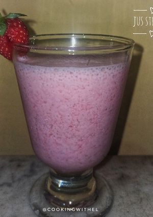Foto resep Jus stroberi