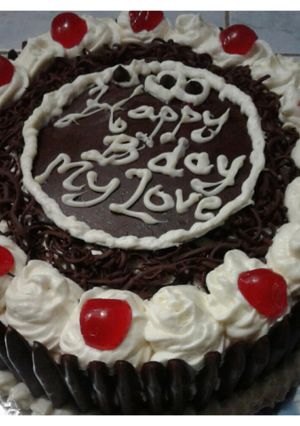 Foto resep Blackforest cake base cake brownies Ny Liem