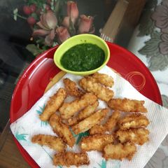 Crispy Babycorn Fritters A picture of Crispy Babycorn Fritters.