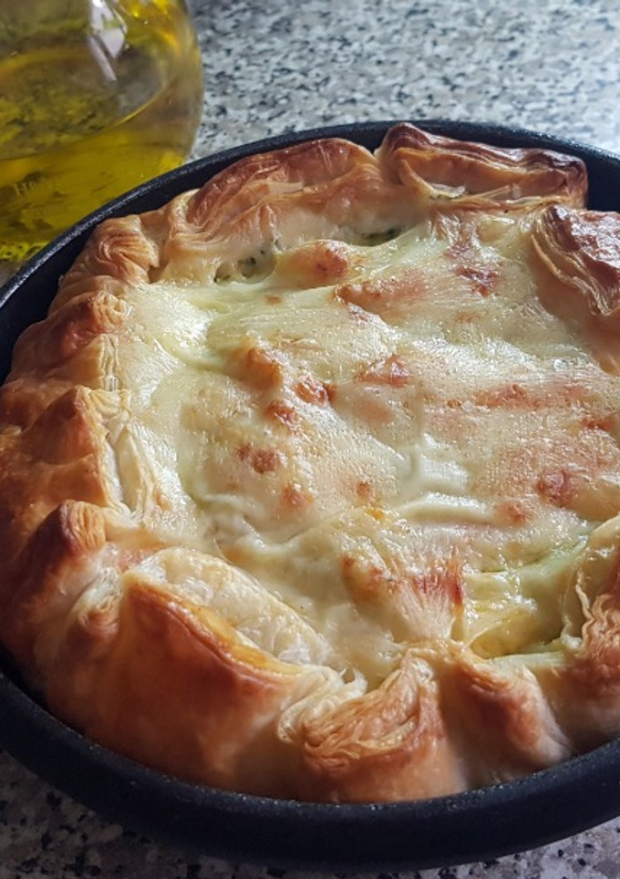 Una foto de Tarta de Brócoli y Coliflor