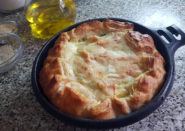 Tarta de Brócoli y Coliflor