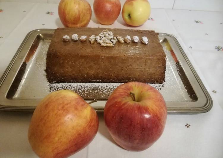 Steps to Make Fatto in casa Plumcake di riso con mele e noci