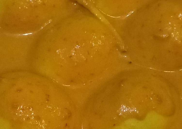 Telor kuah santan bumbu kuning