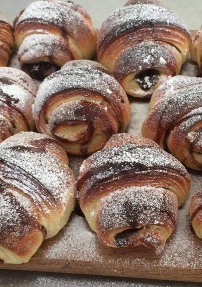 Круасани з шоколадом 🥐
