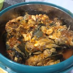 A picture of CatFish pepper soup.