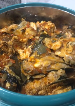 A picture of CatFish pepper soup.