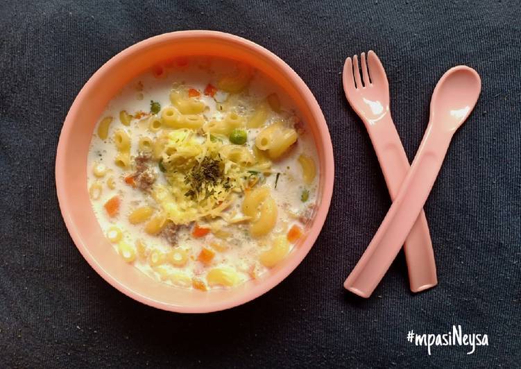 Resep Beef Macaroni Cream Soup Yang Enak Banget