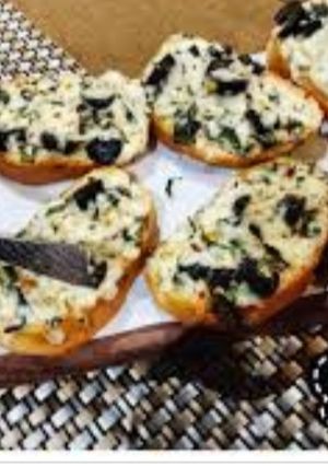 A picture of Paneer Brucheta.