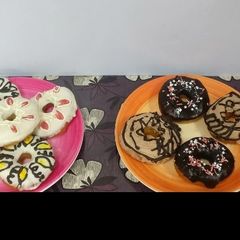 A picture of Colourful Donuts.