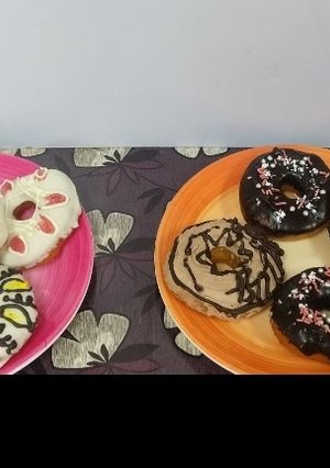 A picture of Colourful Donuts.