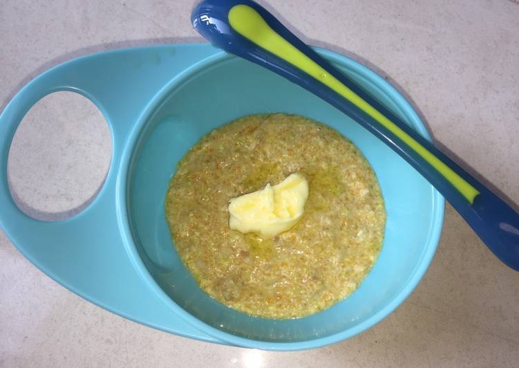 Cara Memasak Rolled oat ayam mpasi 7m+ menu 4* yang Enak