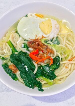 Foto resep Mie Tektek Kuah Bening Rumahan