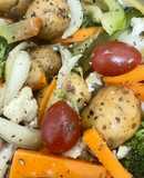 Grill Vegetables 🥗 in aluminium foil