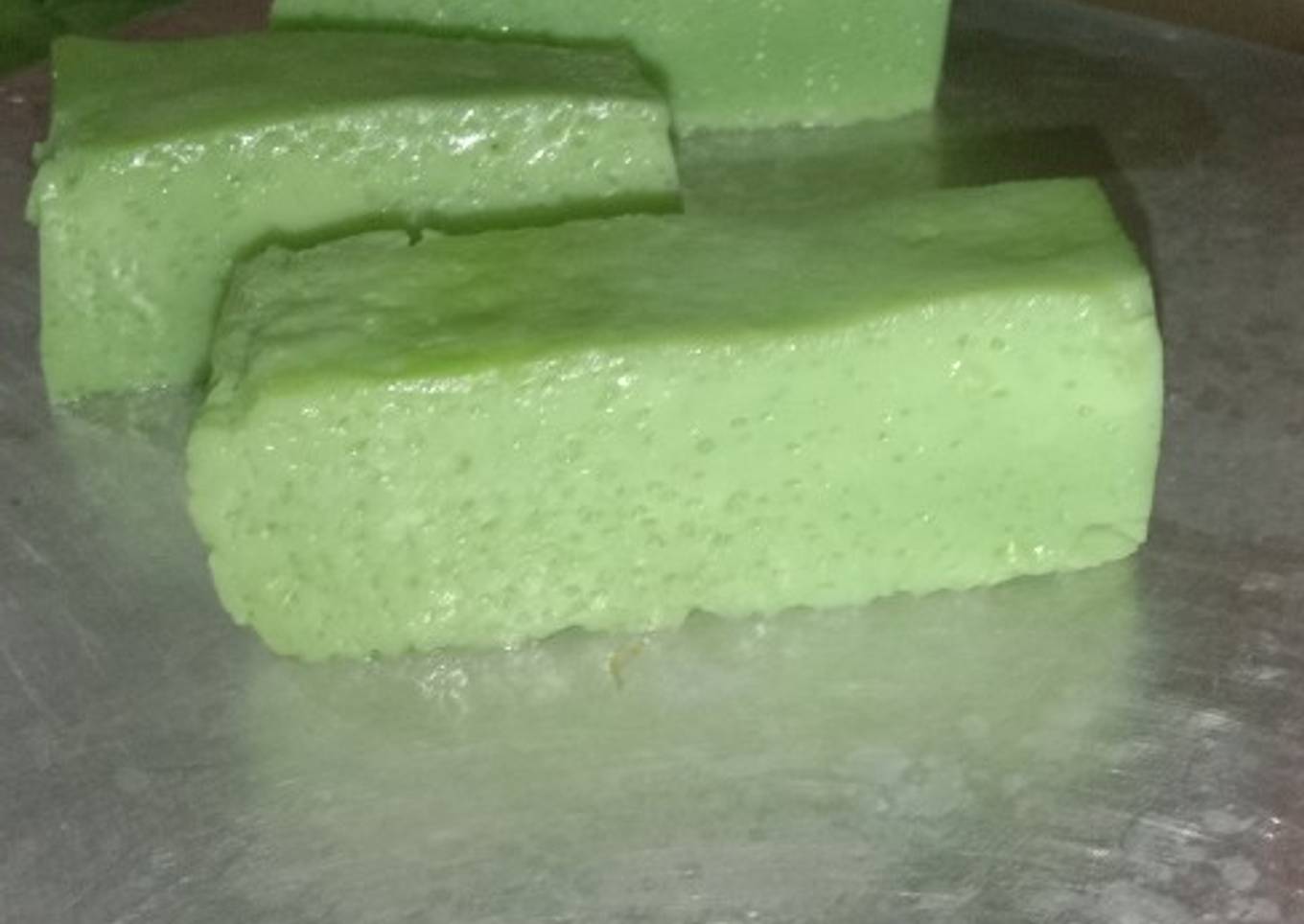 Bingka telur pandan simple