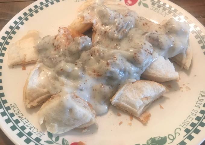 Easiest Way to Make Ultimate Biscuits and gravy