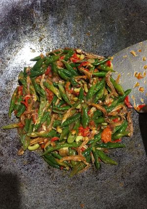 Foto resep Tumis kacang panjang teri