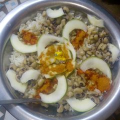 Garau garau (rice n beans) A picture of Garau garau (rice n beans).
