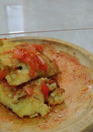Foto resep Telur dadar geprek