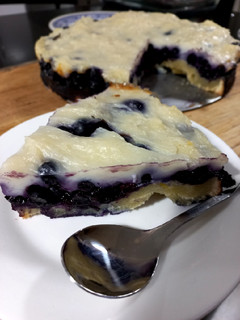 Una foto de Kuchen sureño de arándanos 🫐