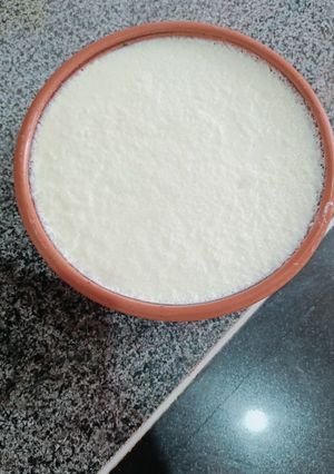 A picture of Homemade yogurt.