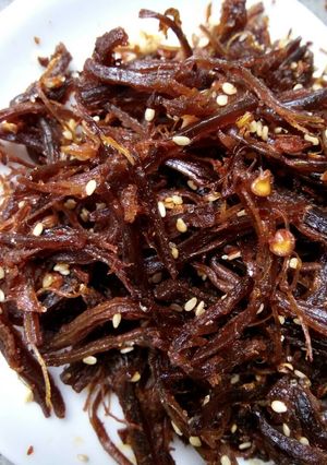Hình của món Bò rim cay.