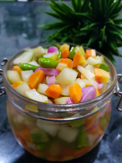 Foto resep Acar mentah timun wortel