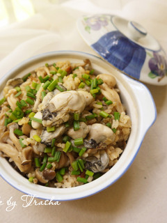 蚵仔雙菇炊飯 的食譜成品照片