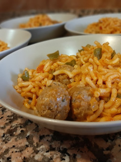 Una foto de Fideos a la Campesina