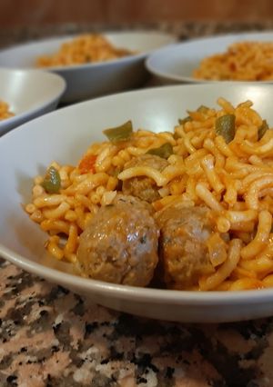 Una foto de Fideos a la Campesina