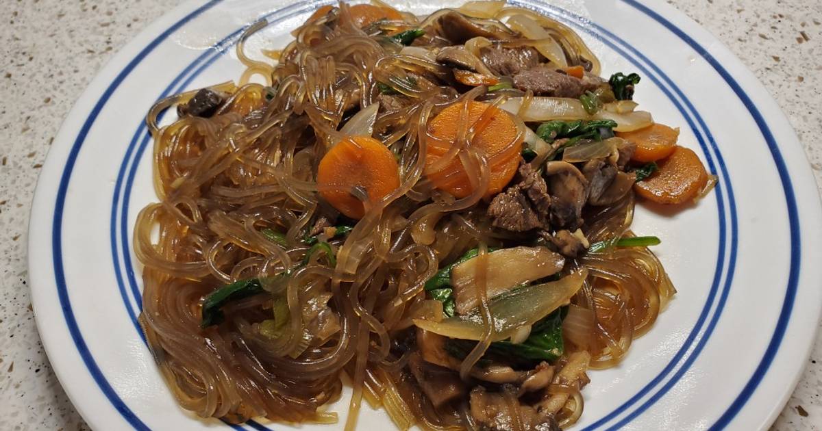 Japchae Recipe by Lauren Cookpad