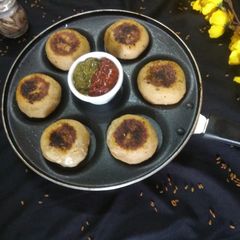 A picture of Cheese Bombs in Pancakes Pan.