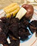 Carne seca frita