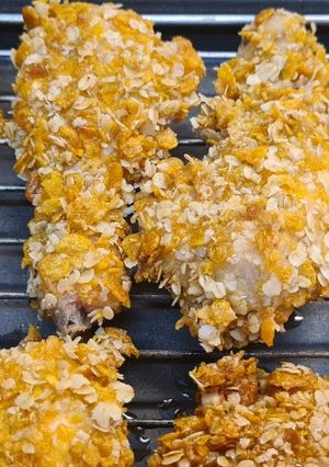 Una foto de Pollo al estilo Kentucky crocante a mi manera