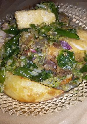 Foto resep Ayam,tahu & kentang cabe ijo