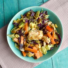 Thai Salmon Rainbow Salad A picture of Thai Salmon Rainbow Salad.
