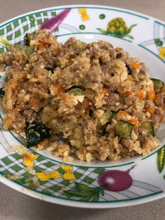 Una foto de Falso arroz de coliflor estilo kubab