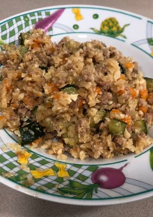 Una foto de Falso arroz de coliflor estilo kubab