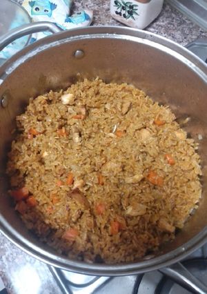 Una foto de Arroz senegalés