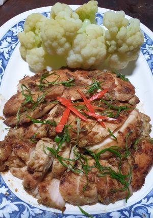 รูปของ ไก่ย่างซอสเขียวหวาน(สายคลีน)