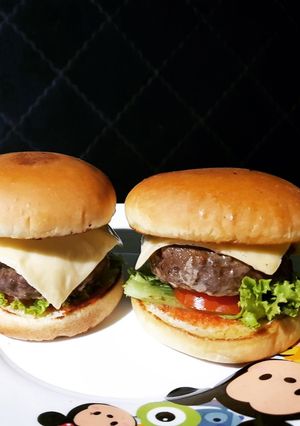 Foto resep Burger ⭐️⭐️⭐️⭐️⭐️