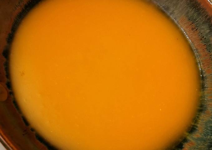 Guide étape par étape pour Préparer  Rapide Soupe Citrouille, Orange