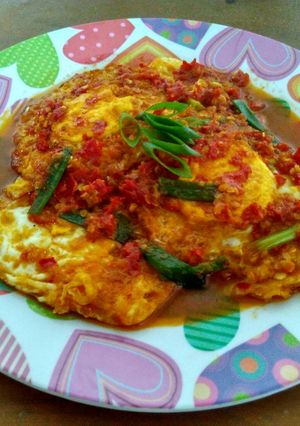 Foto resep Telur plok cabe merah