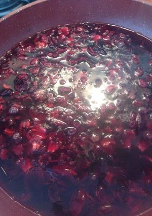 Una foto de Salmon en salsa de Jamaica
