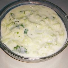 A picture of Cucumber Raita.