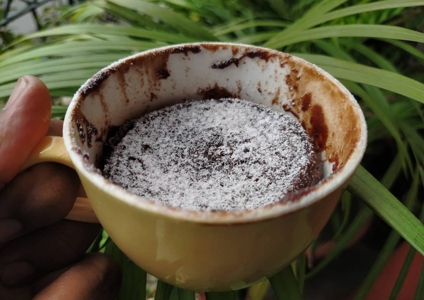 Nutella Mug Cake 2 Ingredients Recipe | One Minute Flourless Mug