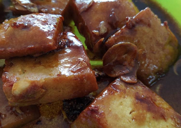 Tahu Goreng Saos Tiram